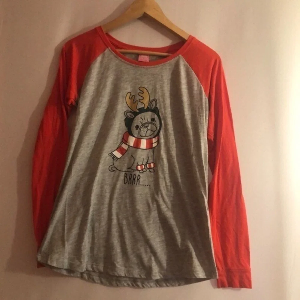 Jenni Intimates Christmas Pajama Stripe Set‎ Size Medium